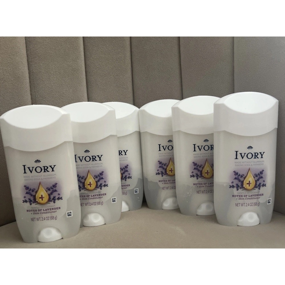 Ivory Gentle Deodorant Notes of Lavender 2.4 oz Pack of 6 Personal Care